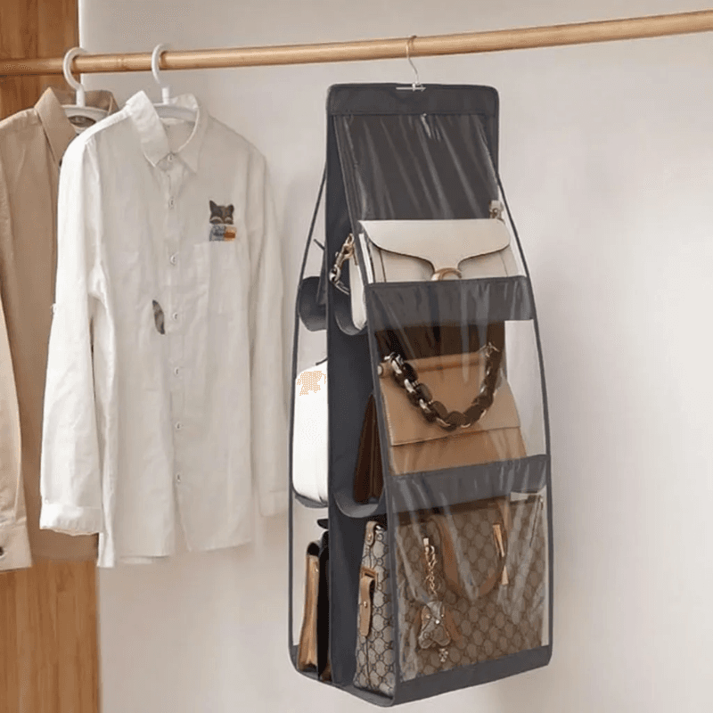 Organizador Colgante de Ropa y Calzado GRIS OSCURO - imagen 1